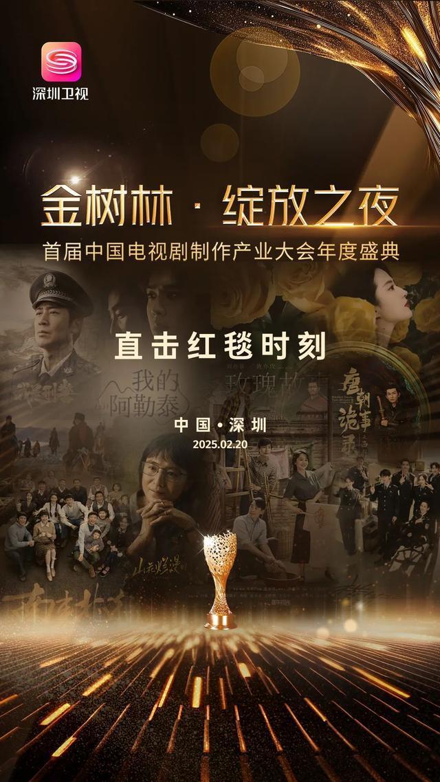 明星大咖行業(yè)巨頭齊聚深圳共赴影視年度盛典見(jiàn)證電視劇制作輝煌(圖2)