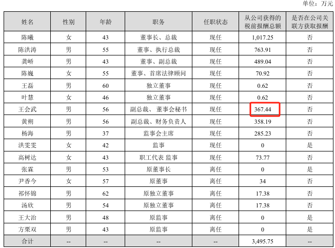 萬達(dá)電影2024年虧損94億：董秘王會(huì)武薪酬367萬降薪9萬(圖1)